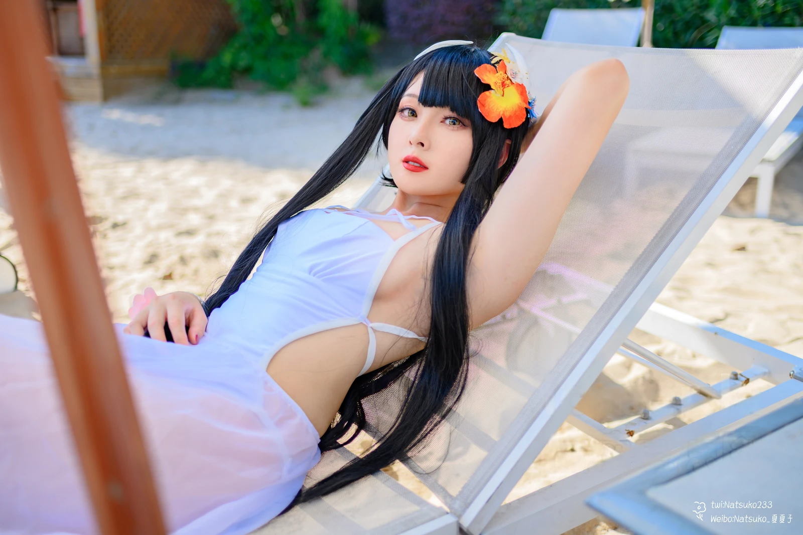 Natsuko夏夏子 碧蓝航线 比叡泳装 55P-COS世界